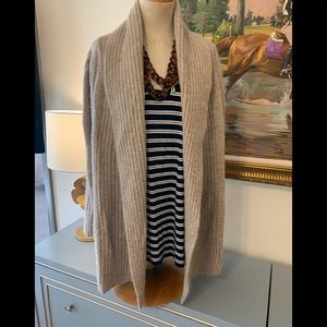 AllSaints Lambswool and Angora Blend Cardigan